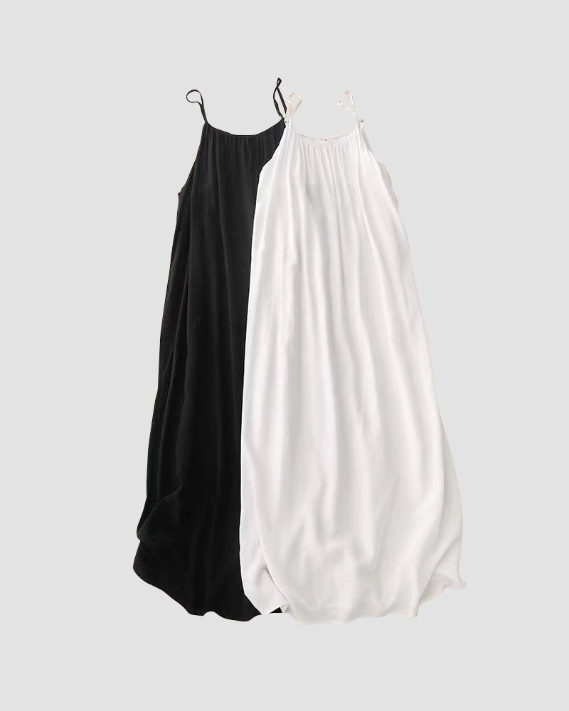 Sleeveless Summer Maxi Dress