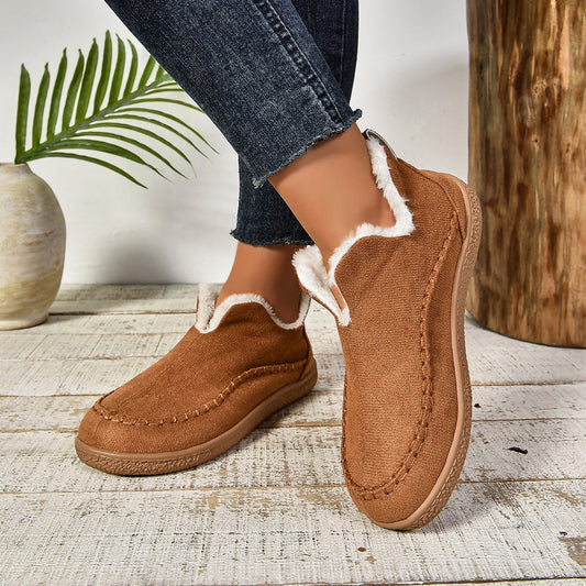 Winter Ankle Boots - Brown