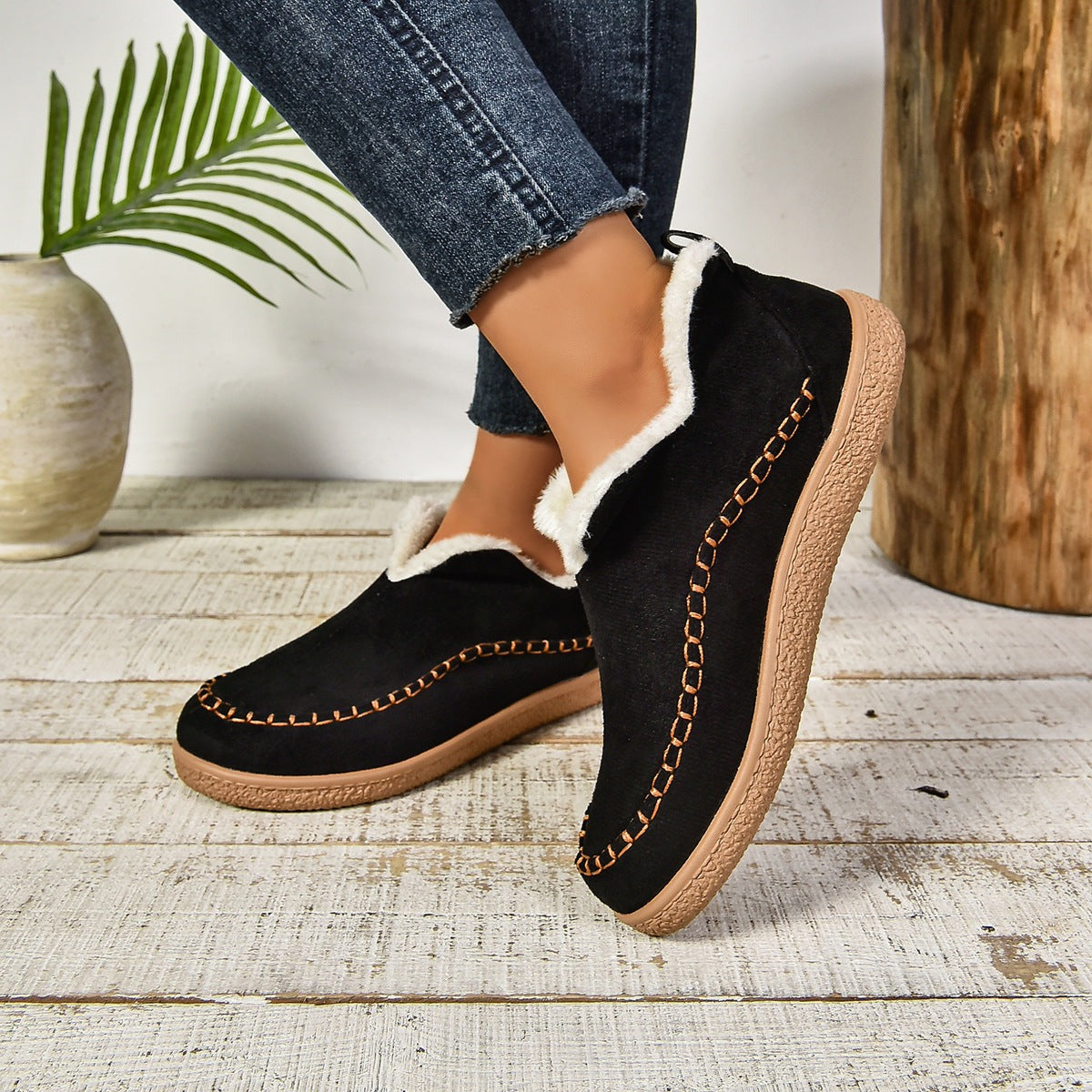 Winter Ankle Boots - Black