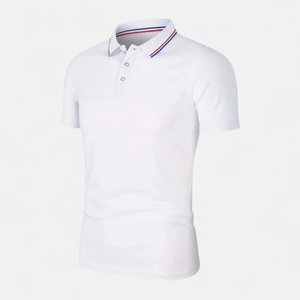 Short Sleeve Polo Shirt - White