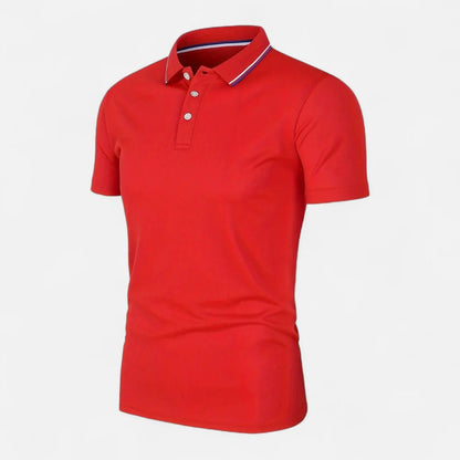 Short Sleeve Polo Shirt - Red