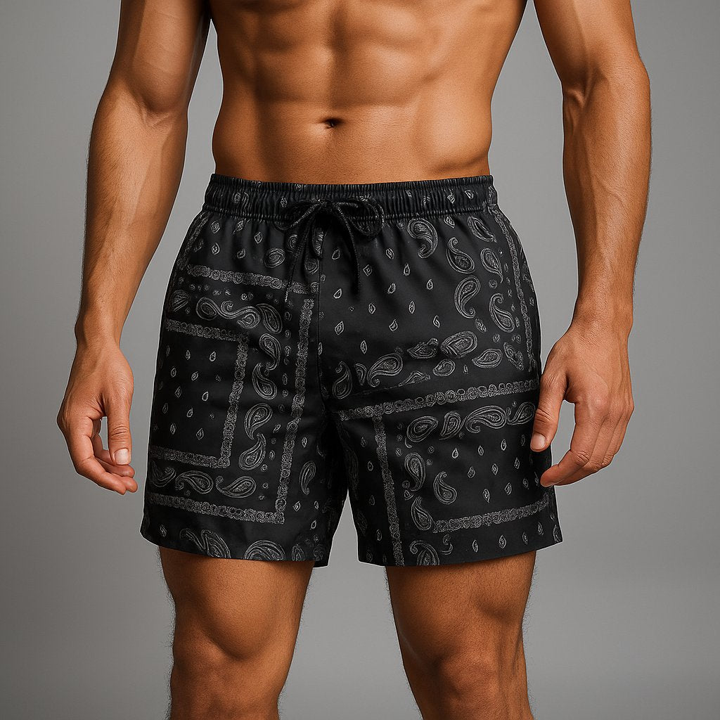 Men's Paisley Swim Shorts