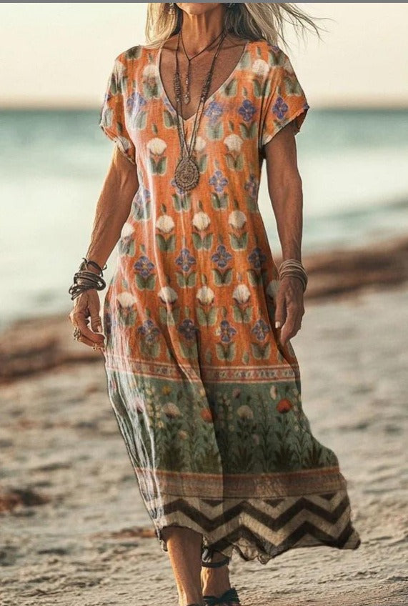 Boho Beach Maxi Dress