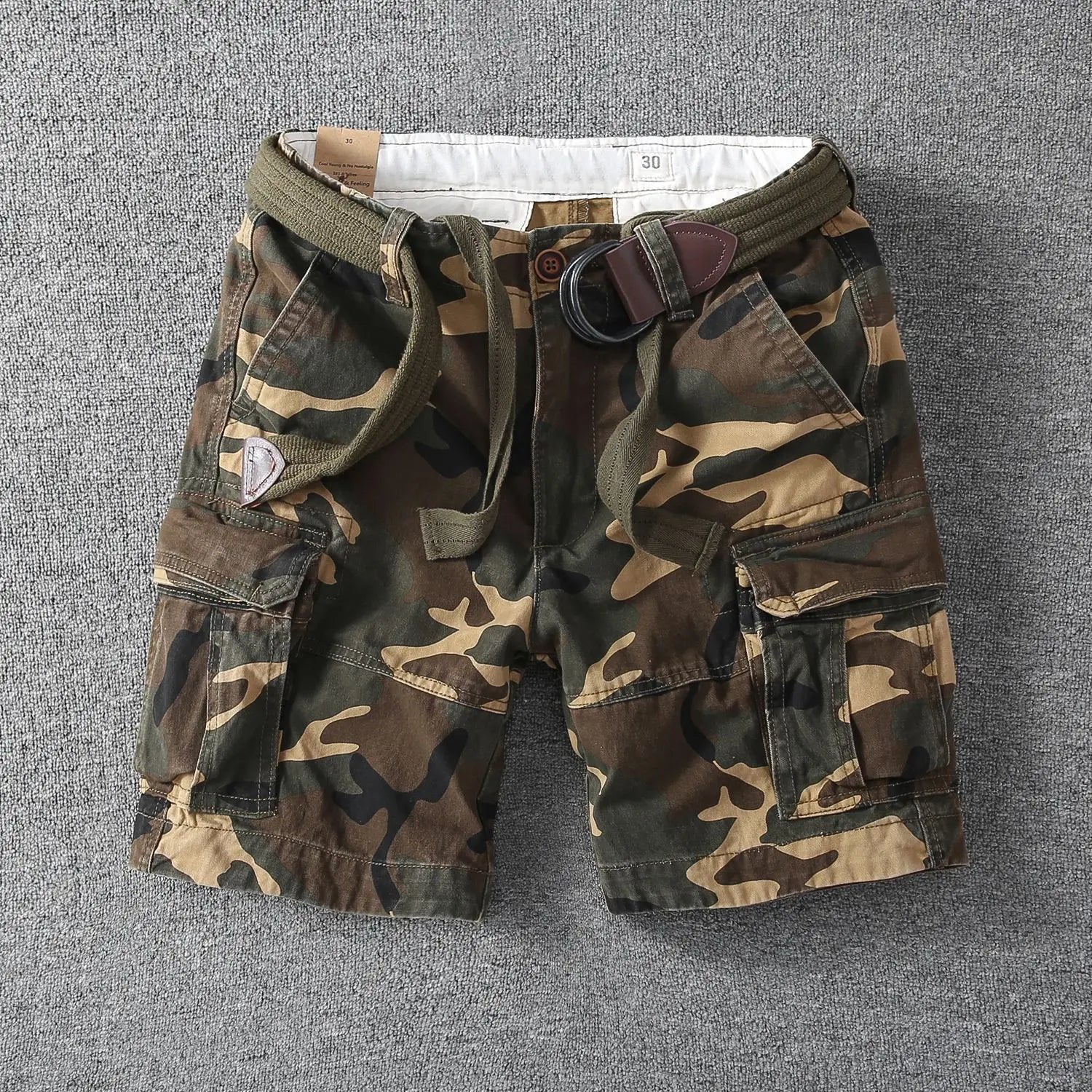 Men's Cargo Shorts - Camouflage