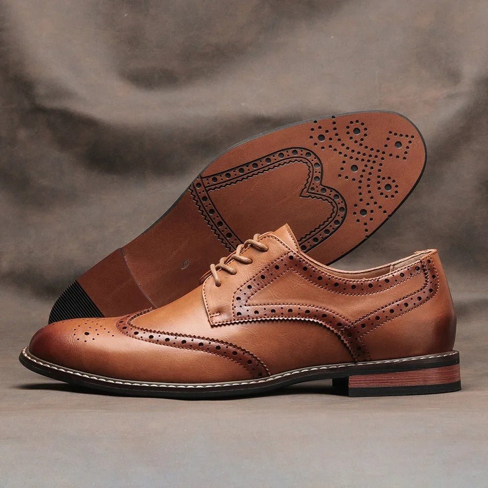 Men's Wingtip Brogue Oxford Shoes