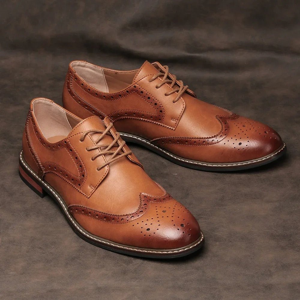 Men's Wingtip Brogue Oxford Shoes